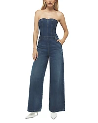 Hudson x Rivet The Creator Sweetheart Denim Jumpsuit