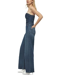 The Creator Sweetheart Denim Jumpsuit