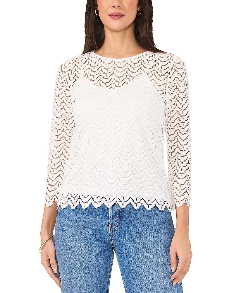 Vince Camuto Lace Blouse