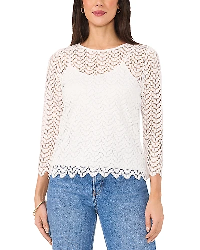 Vince Camuto Lace Blouse