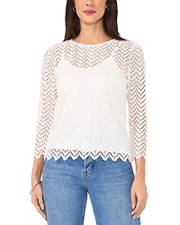 Vince Camuto Lace Blouse