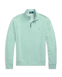 Polo Ralph Lauren Luxury Double Knit Jacquard Quarter Zip Pullover