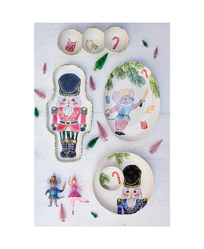 Nutcrackers Figural Platter