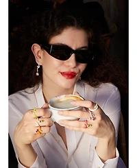 Panna Enamel Peridot Baby Vine Ring