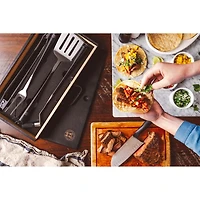 Brothers® BBQ Carbon 6 4-Pc. Grill Set