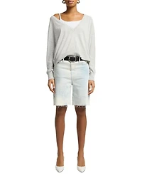 Lola Denim Bermuda Shorts Midsommar