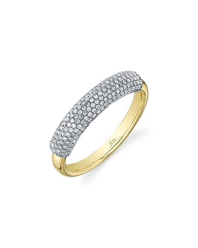 Shy Creation 14K Gold Kate Diamond Band, 0.37 tcw