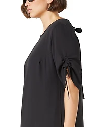 2A Uscita Geode Drawstring Sleeve Midi Dress
