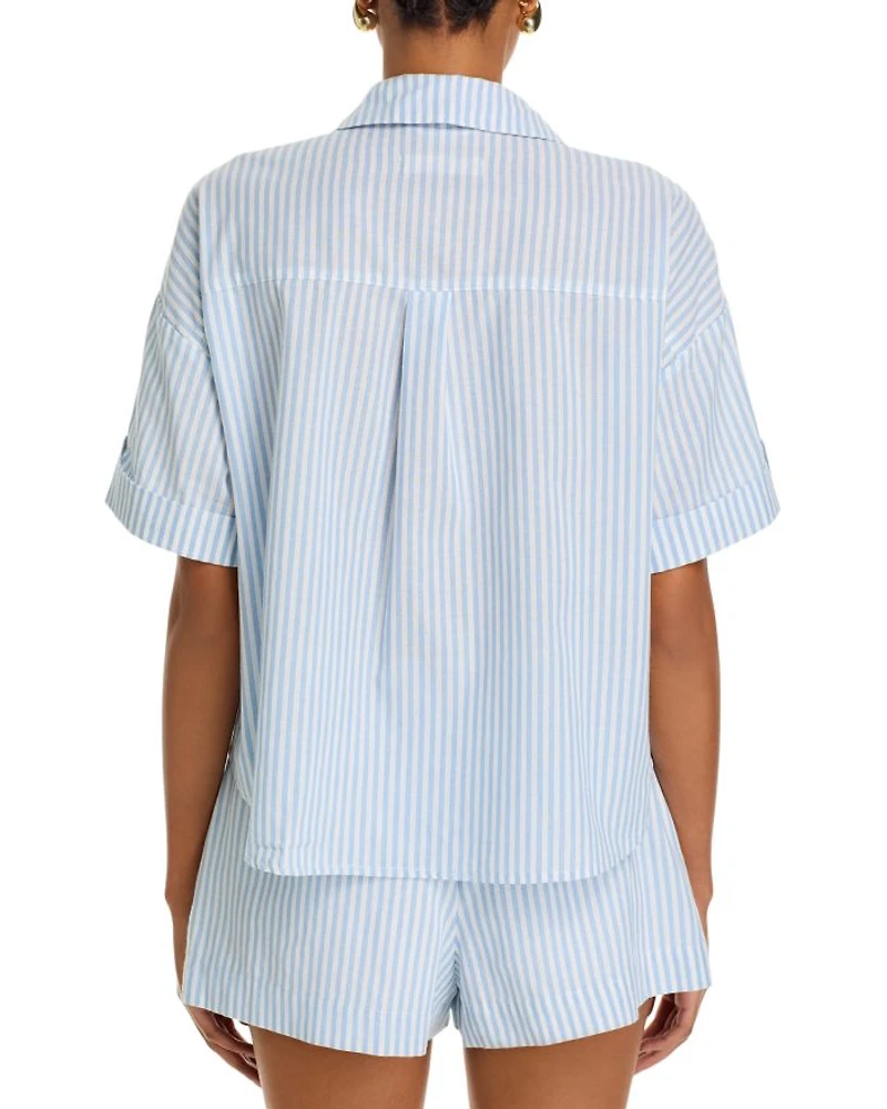 Cropped Boxy Yacht Race Shirt
