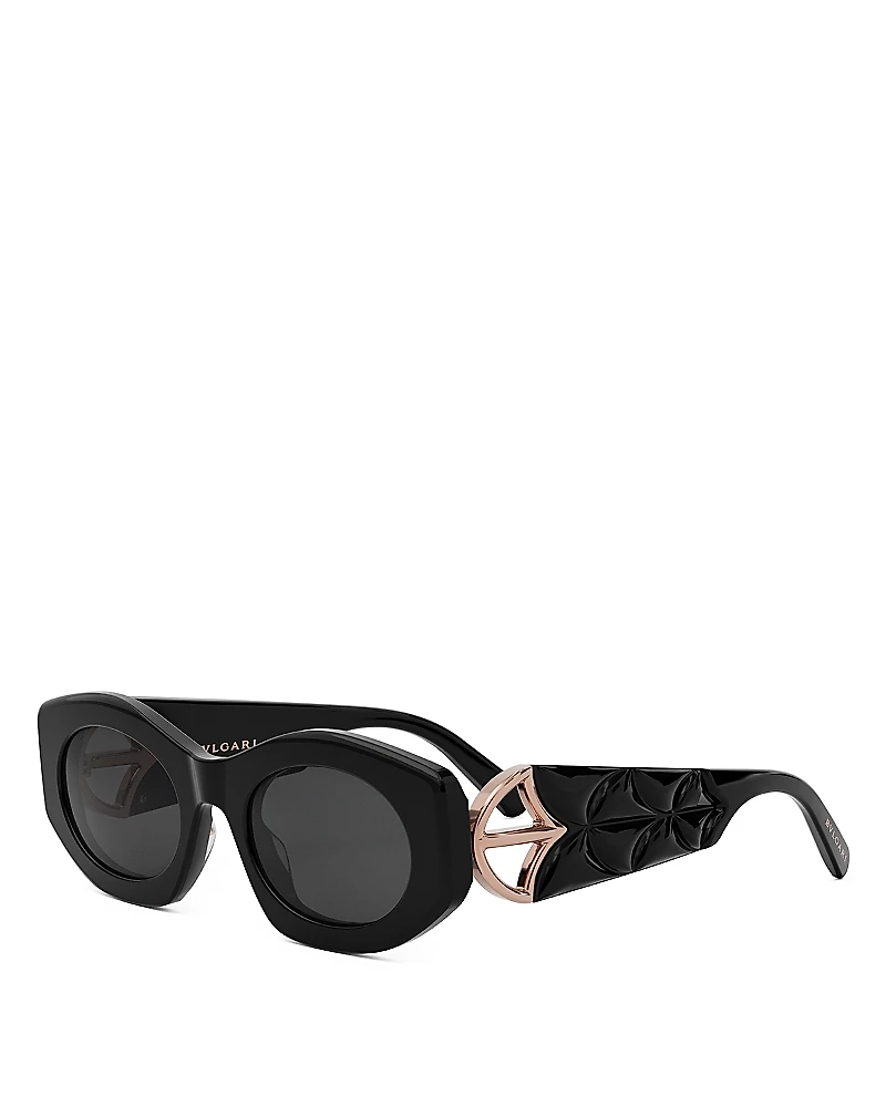 Bvlgari Calla Oval Sunglasses, 51mm