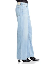 Logan Featherweight Mid Rise Wide Leg Jeans Greenport