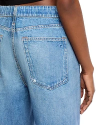 Miramar High Rise Wide Leg Cotton Terry Sweatpant Jeans