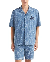 Vilebrequin Graniers Light Denim Camp Shirt