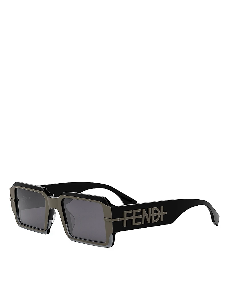 Fendi Fendigraphy Geometric Sunglasses, 52mm