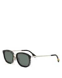 Fendi Travel Oval Metal Sunglasses, 55mm