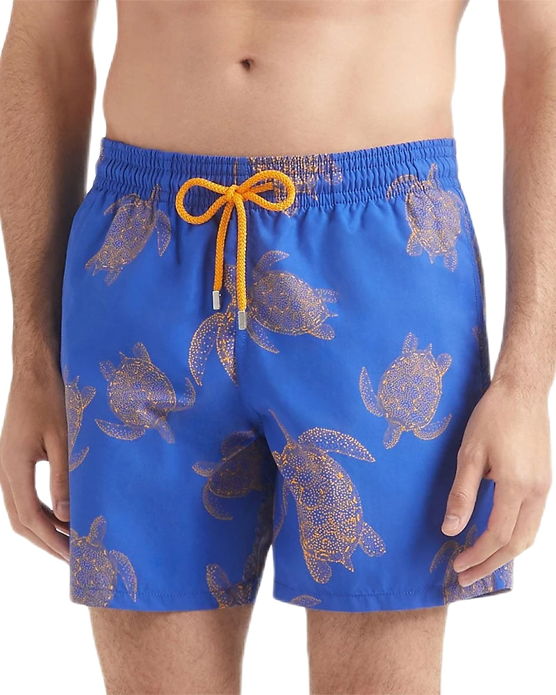 Vilebrequin Moorea Printed 5.5 Swim Trunks