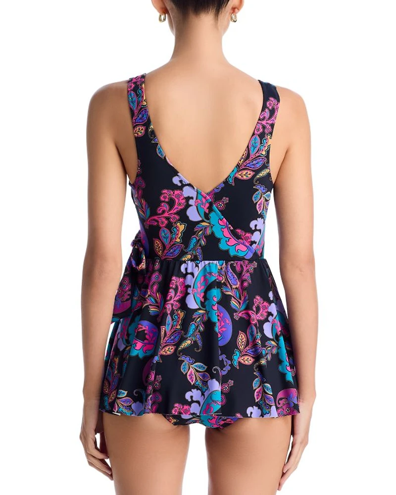 Wrap Skirted One Piece Swimsuit
