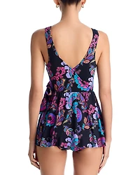 Wrap Skirted One Piece Swimsuit