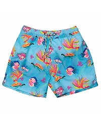 Snapper Rock Boys' Kaleido Fish Sustainable Swim Short - Little Kid, Big Kid