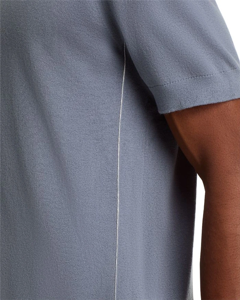 Cotton Cashmere Short Sleeve Sweater Tee - Exclusive