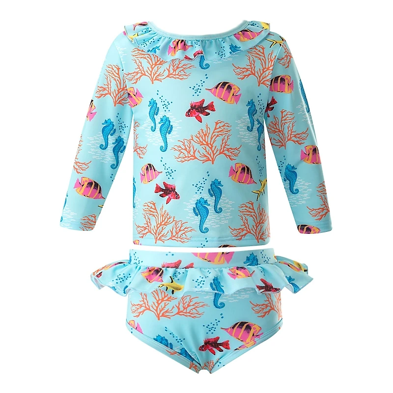 Rachel Riley Unisex Coral Reef Rashguard Set