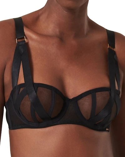 Karolina Mesh Strappy Underwire Bra