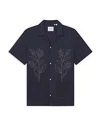 Les Deux Kingsley Floral Short Sleeve Shirt