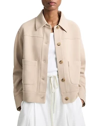 Vince Cropped Patch Pocket Jacket