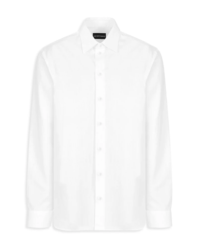 Textured Button Up Shirt