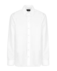 Textured Button Up Shirt