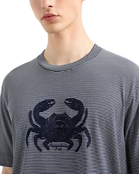 Embroidered Crab Tee