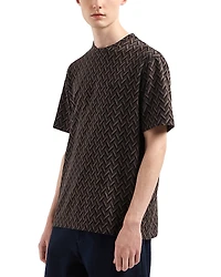 Emporio Armani Chevron Jacquard Tee