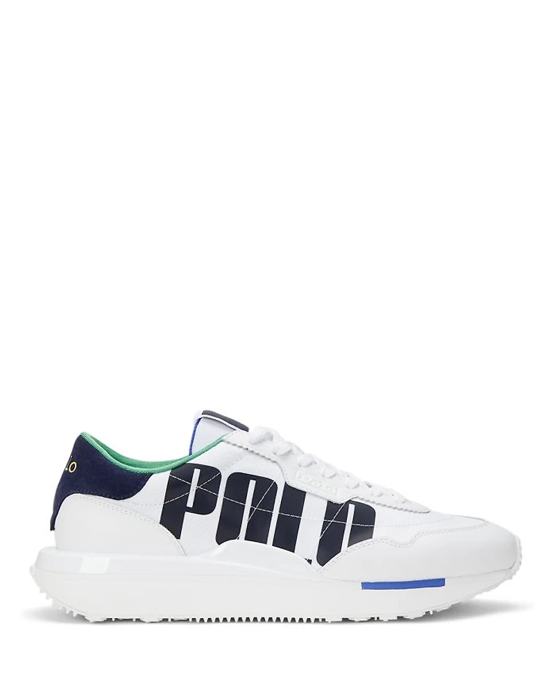 Men's Train 89 Logo Leather & Oxford Sneaker