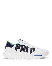 Men's Train 89 Logo Leather & Oxford Sneaker