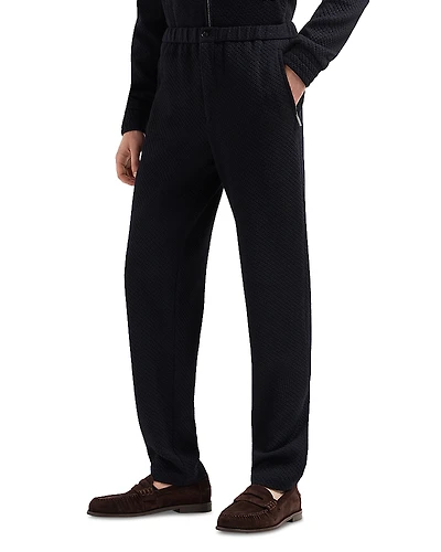 Emporio Armani 3D Jacquard Jersey Trousers