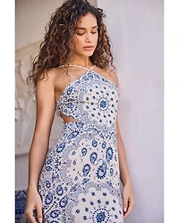 Indira Atma Printed Cover-Up Dress