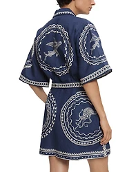 Oceane Linen Mini Dress