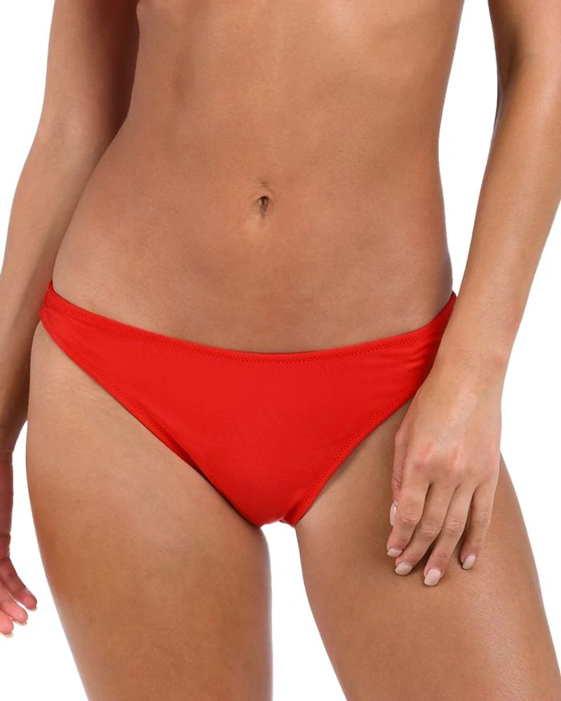Jean Shimmer Scoop Front Bikini Bottom