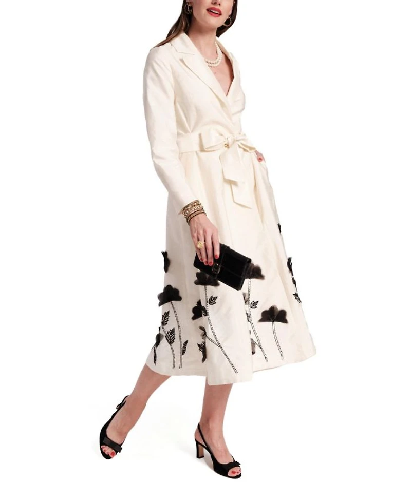 Lucille Dupioni Wrap Dress