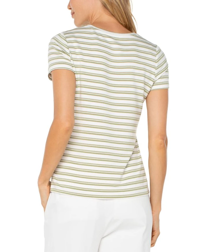 Slim Fit Crewneck Knit Tee