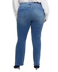 Barbara High Rise Bootcut Jeans Cascade Wave