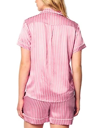 Loved Lines Silk Classic Short Set
