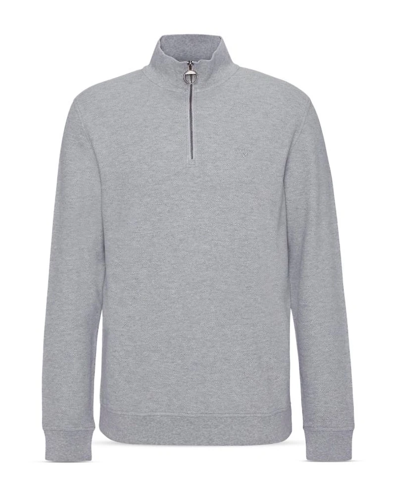 Pique Regular Fit Quarter Zip Sweater