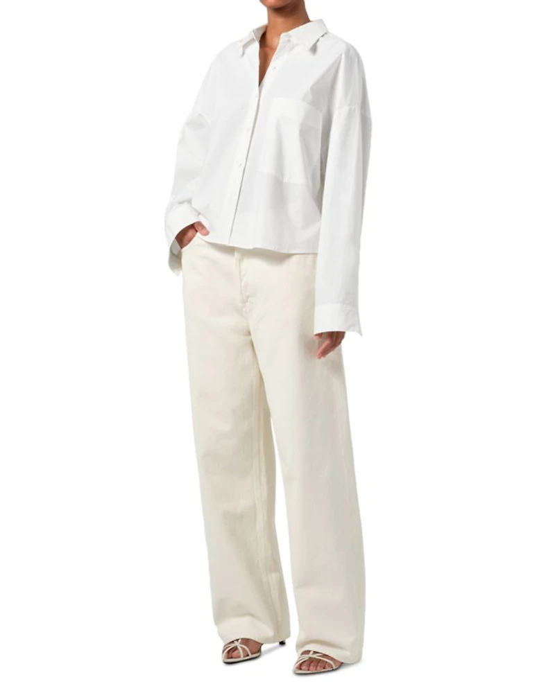 Naya Cropped Poplin Shirt