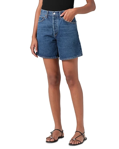 Agolde Dame High Rise Baggy Shorts