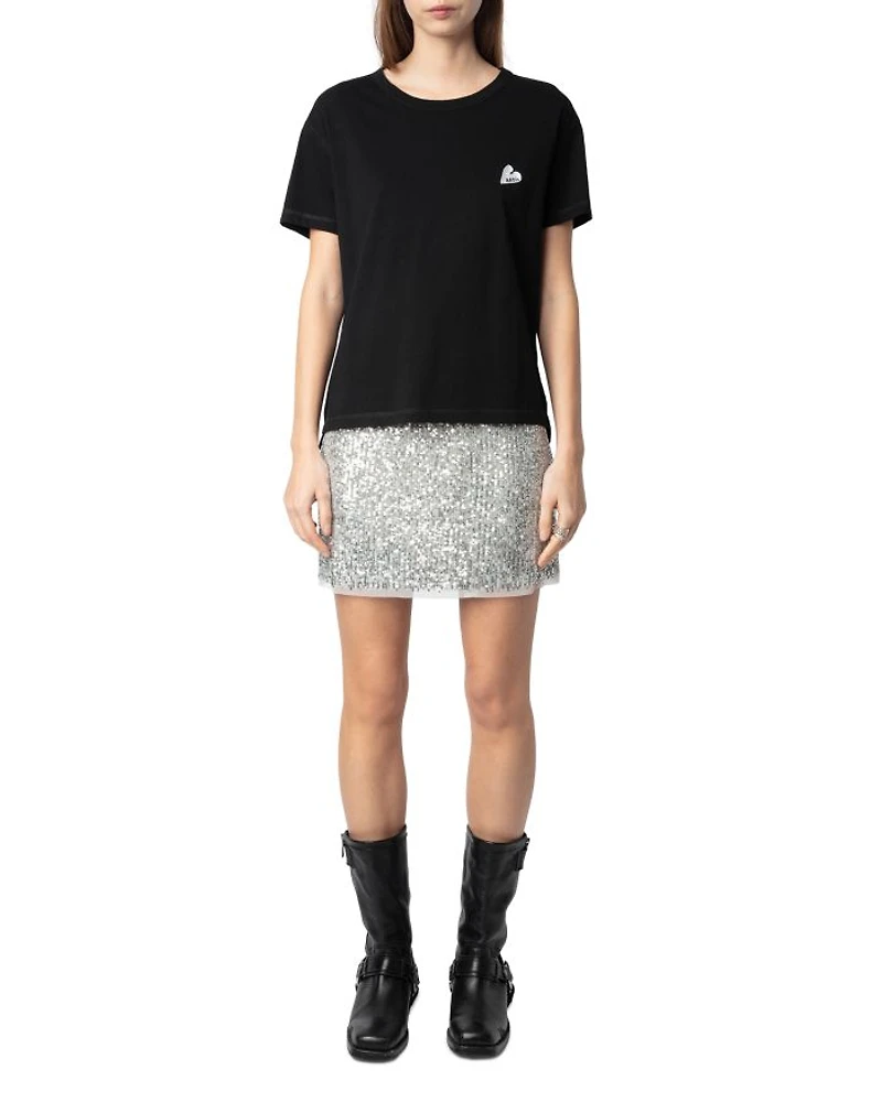 Marta Cotton Heart Tee