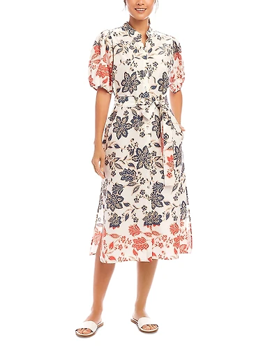 Karen Kane Puff Sleeve Shirtdress