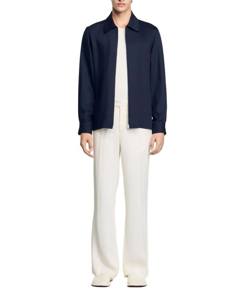 Chemise Zip Front Shirt Jacket