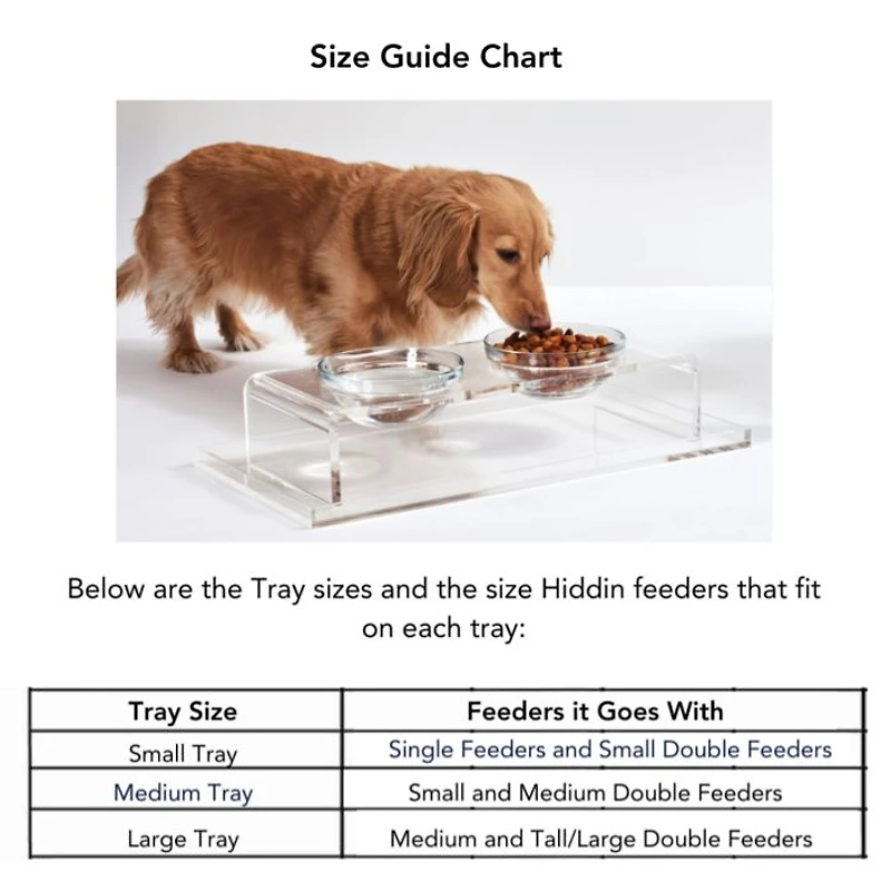 Clear Overflow Feeder Tray