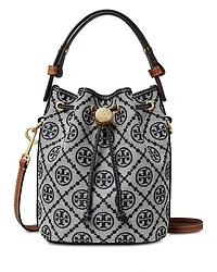 T Monogram Mini Bucket Bag